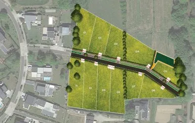 Image Terrain à bâtir de 1179 m² à ORVAULT (44)